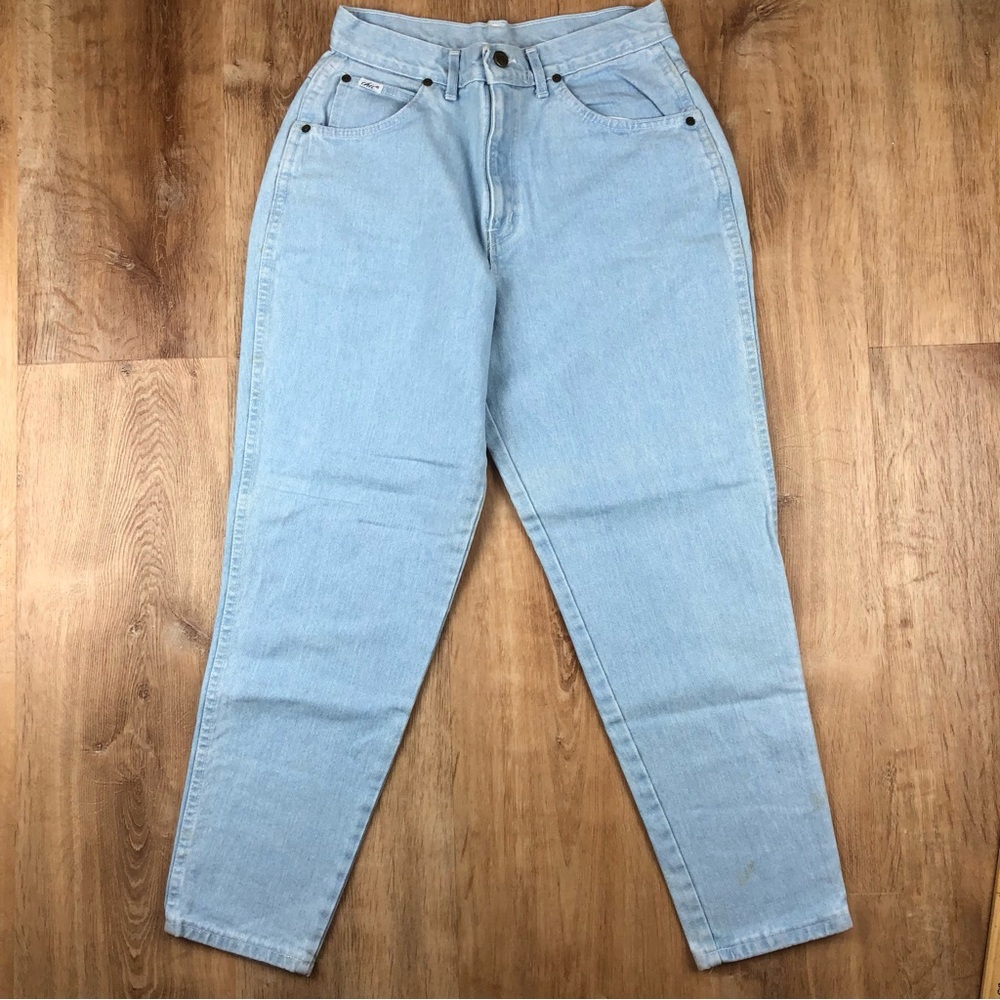 CHIC Light Blue Denim 80s Vintage Jeans - Picture 3 of 10